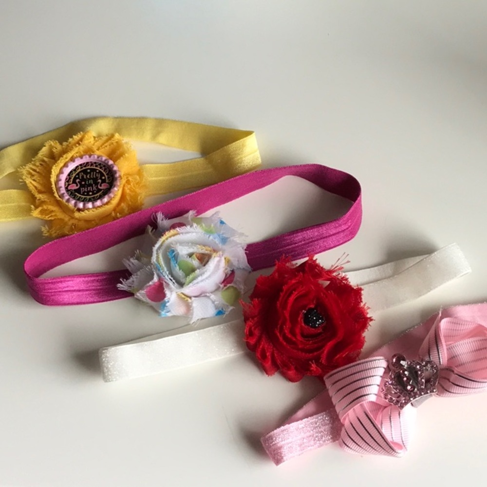 Handmade headband bows baby toddler